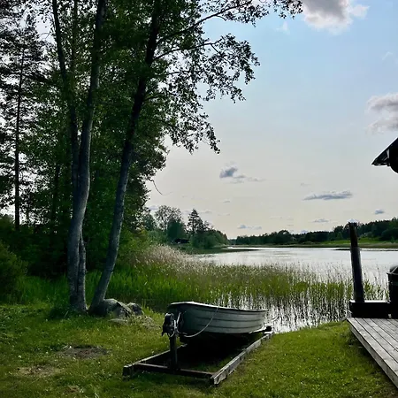 Laituri Enaejaerven Rannalla Taipale (Soutwest Finland)
